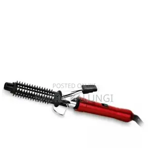 2 in 1 Hair Curler and Straighting Iron Detachable Comb