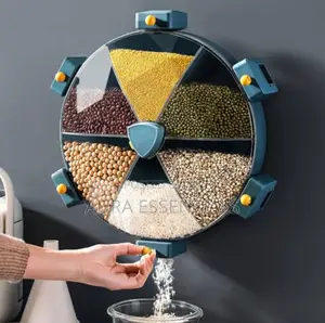 360° Rotating Grain Tank Storage Containers Wall Mounted