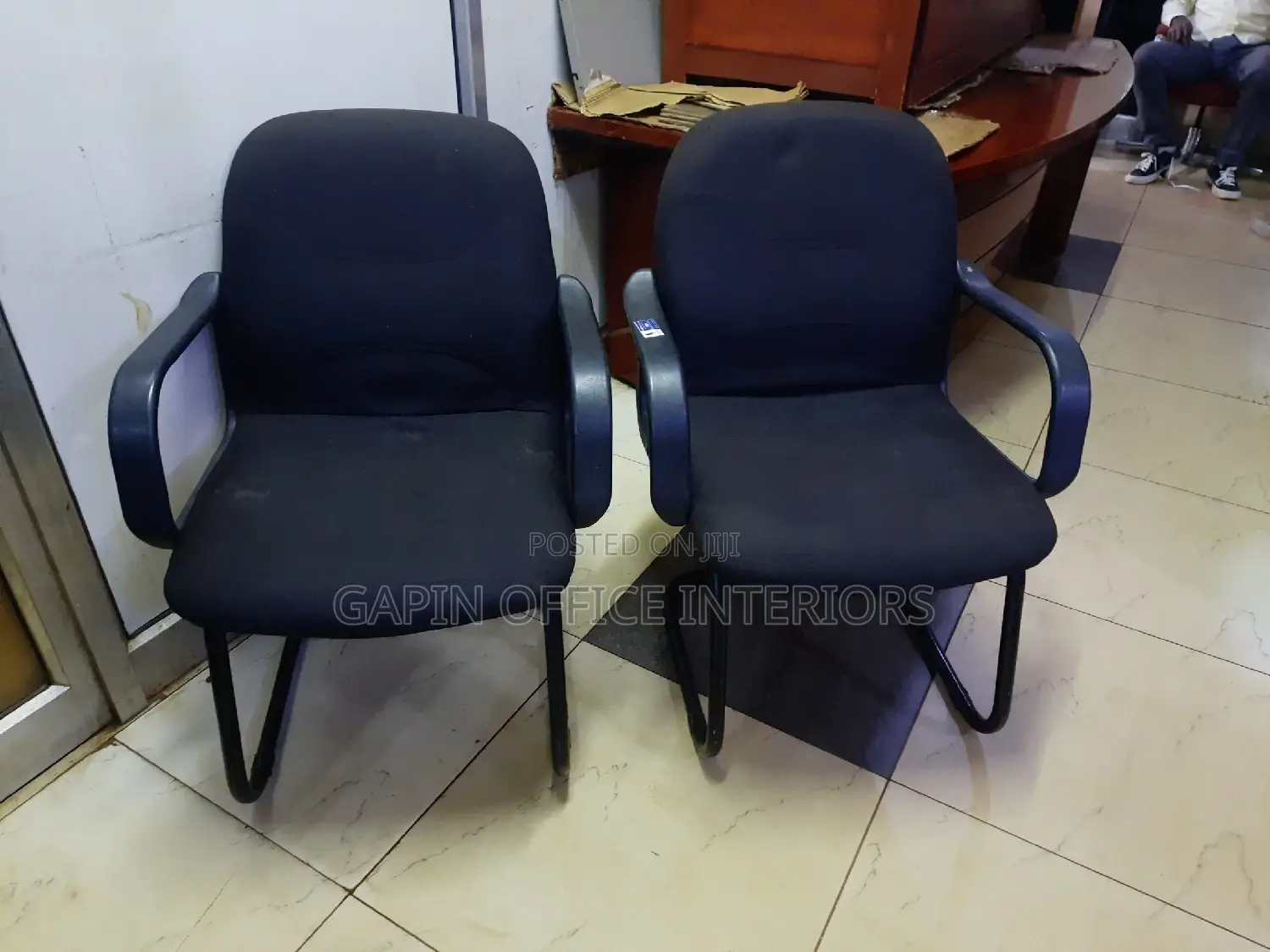 Non Rotating Fabric Office Chairs
