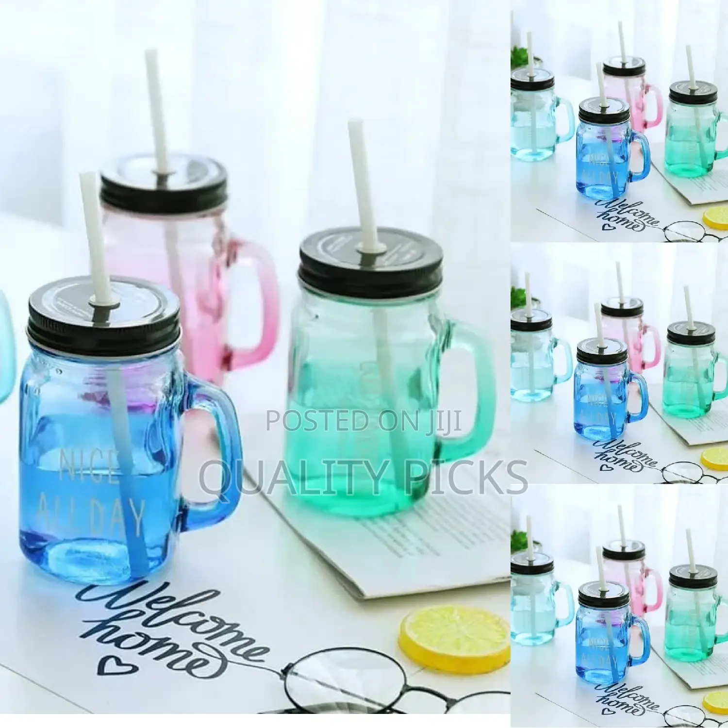 Mug Glass Jar
