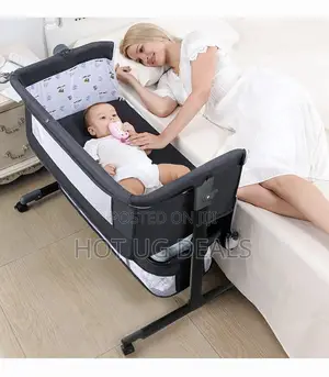 Baby Bassinet Bedside Sleeper Crib With Storage Basket