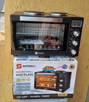 Sayona Electric Oven 35 Litres With Hotplates
