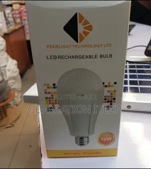 Led Rechargeable Bulb -10w - Pearl