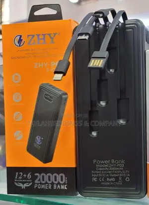 20,000 Mah Large Capacity 22.5 W Compatible Rapid Charging