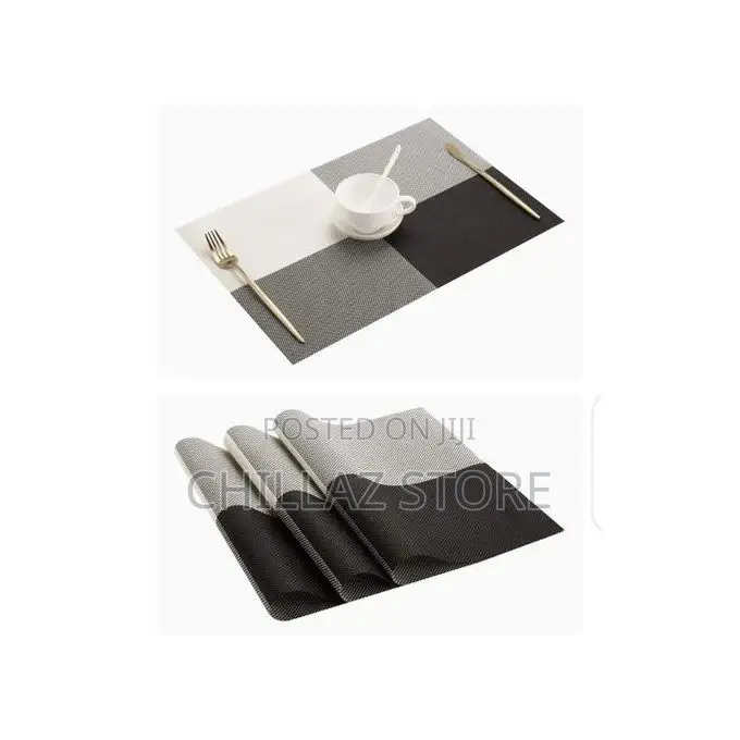 4 Pc Table Mats- Multicolor