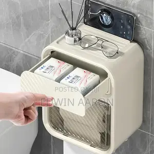 Wall Mounted Toilet Tissue Box Holder