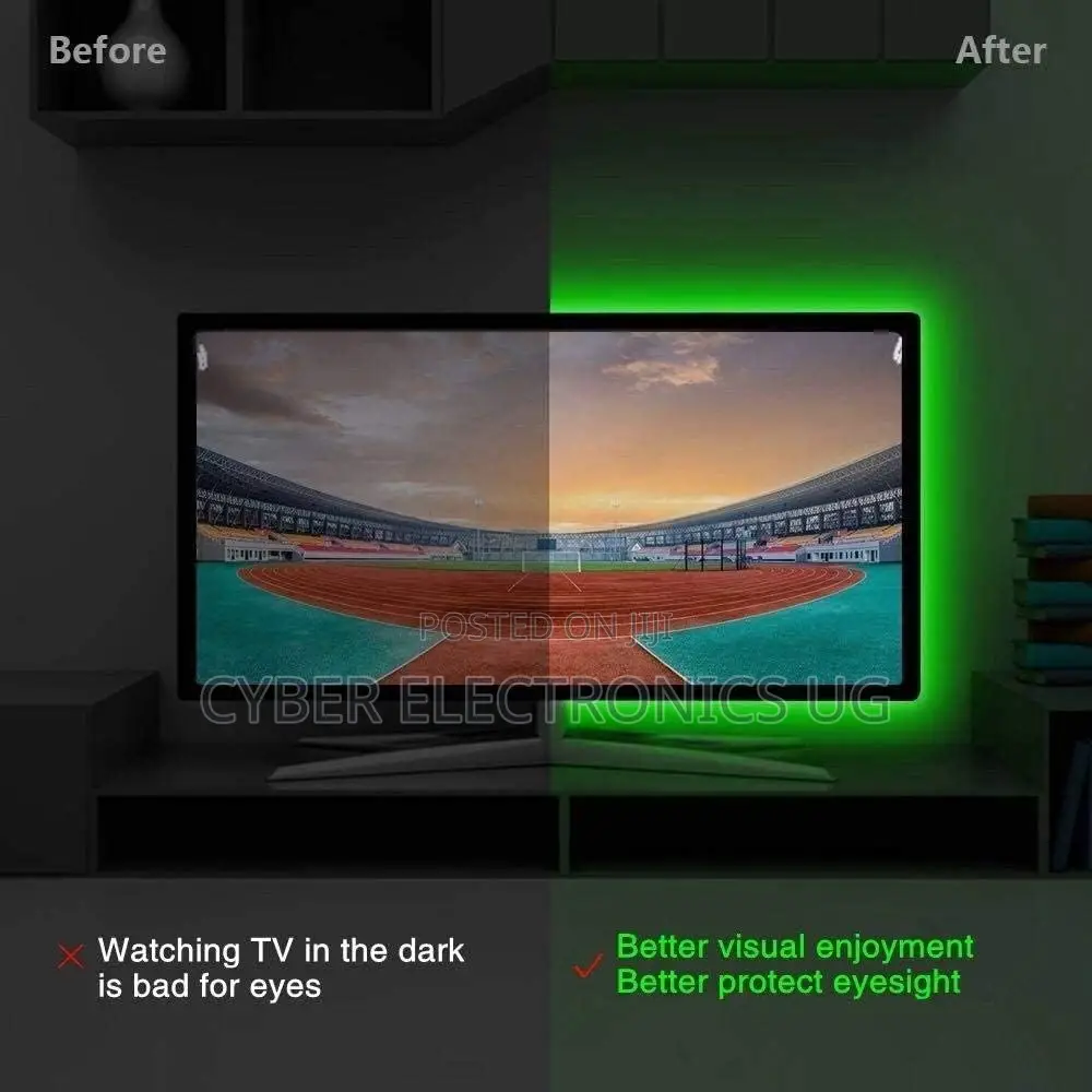 5m LED Strip Light TV Kit for Decorations Multicolour