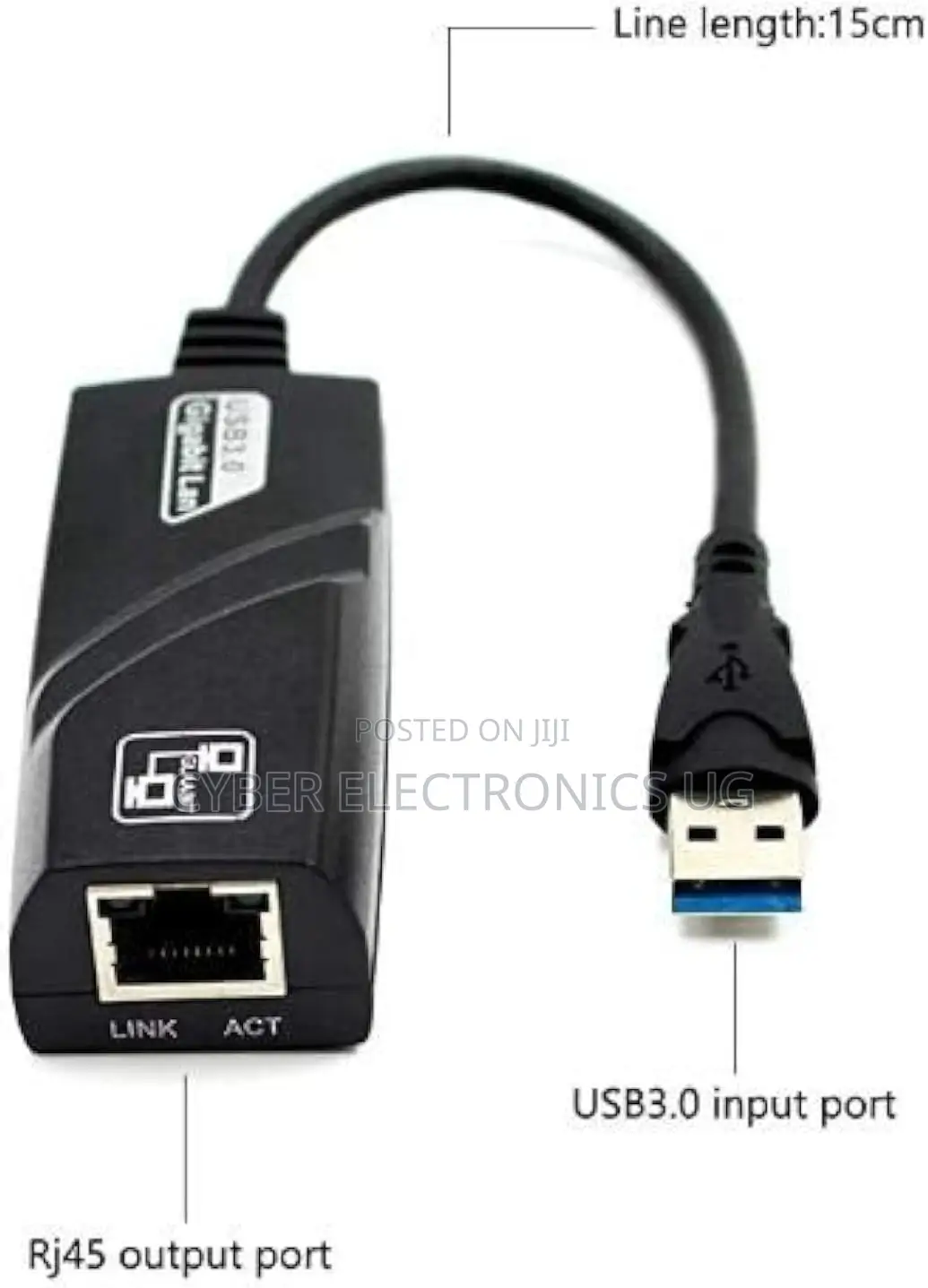 Ethernet Adapter USB 3.0 to 10/100/1000 Network RJ45 Lan