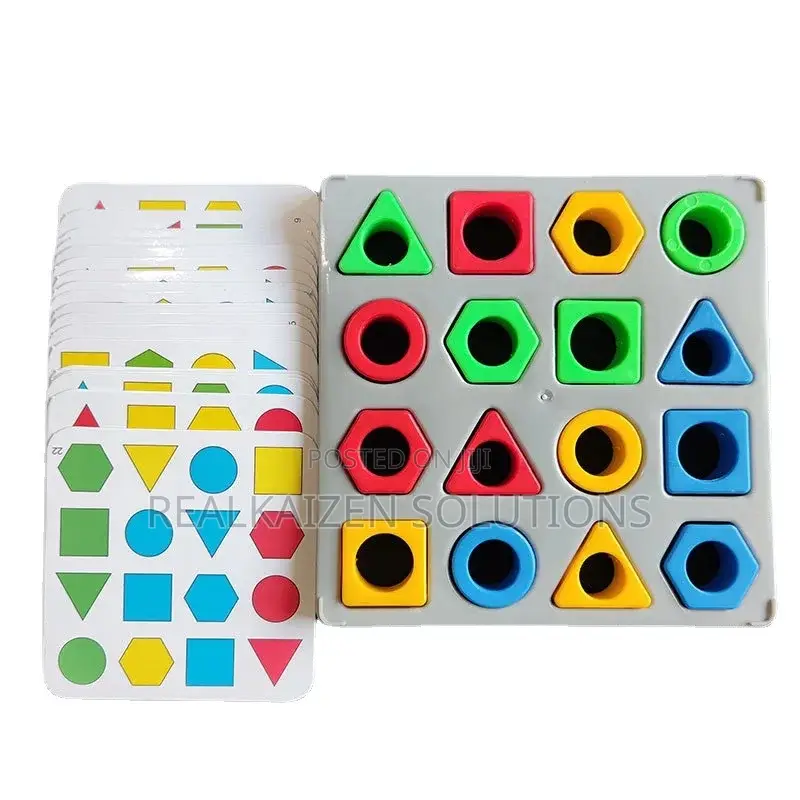 Montessori 3D Learning Shape Matching Puzzle Children Game