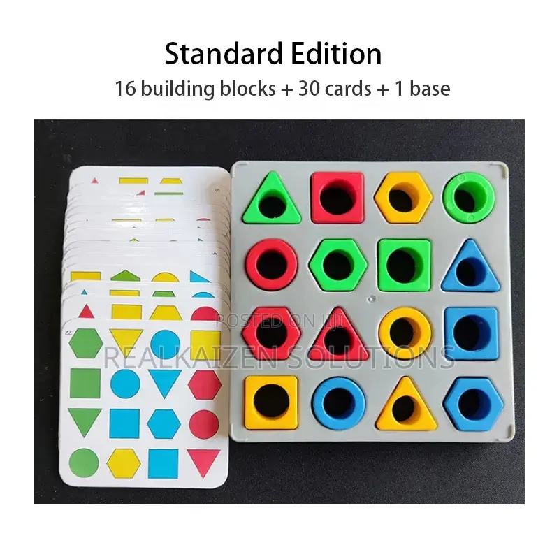 Montessori 3D Learning Shape Matching Puzzle Children Game