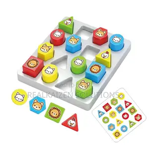 Montessori 3D Learning Shape Matching Puzzle Children Game