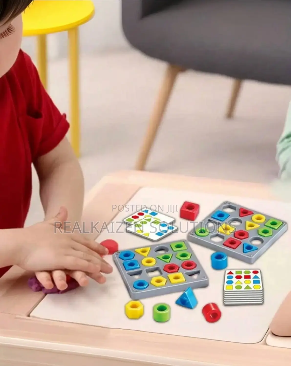 Montessori 3D Learning Shape Matching Puzzle Children Game