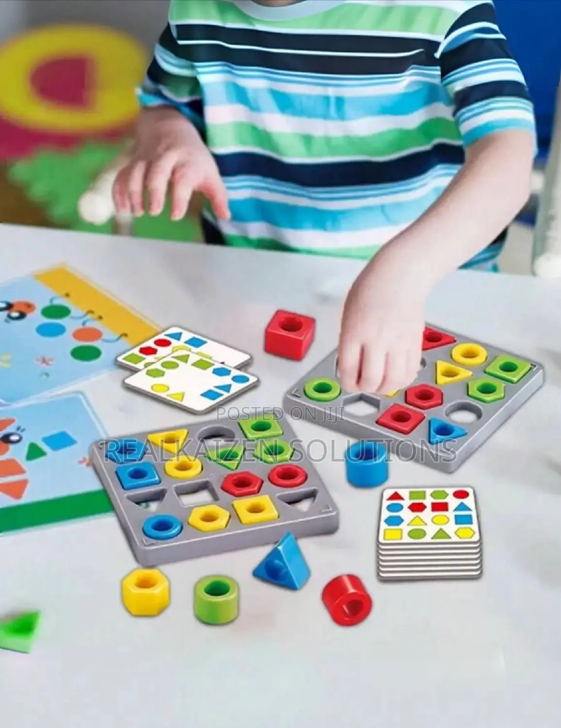 Montessori 3D Learning Shape Matching Puzzle Children Game