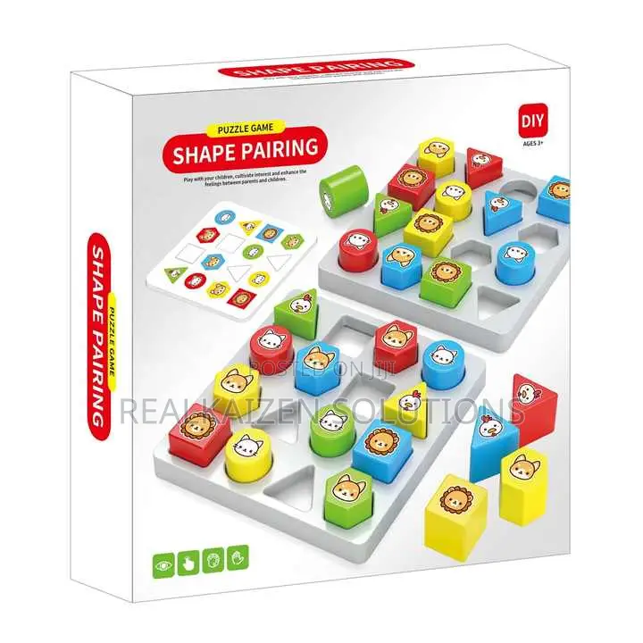 Montessori 3D Learning Shape Matching Puzzle Children Game