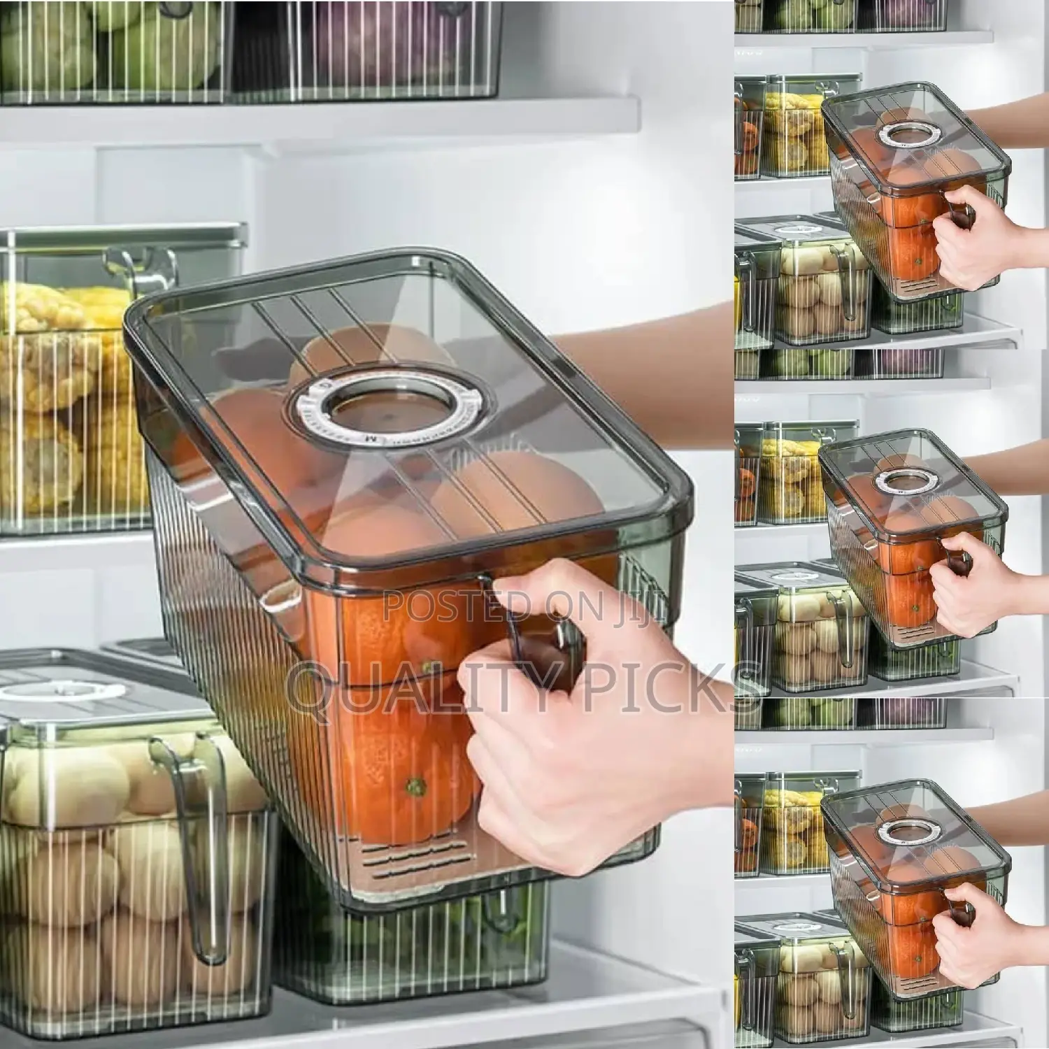 Plastic Refrigerator Storage Containers