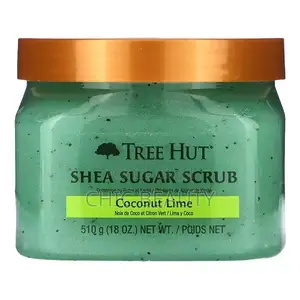 Tree Hut, Shea Sugar Body Scrub, Coconut Lime, 18 Oz (510 G)