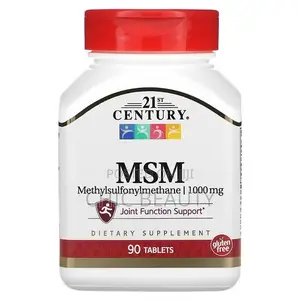 21st Century MSM for Skin, Hair Nails1000 Mg, 90 Tablets