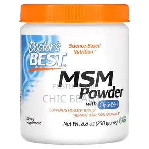 Doctor's Best, MSM Powder for Skin, Hair Nails (250g)