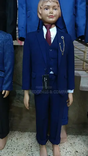 4pcs Boy's Party Wear Suit, Elegant Formal Tuxedo Suits