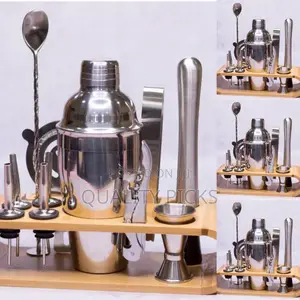 Brand Cocktail Shaker Bottle Set