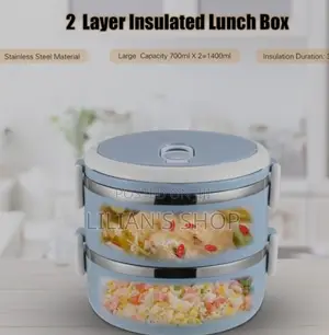 2 Layer Insulated Lunch Box