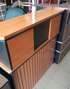 Brown Executive Reception Desk