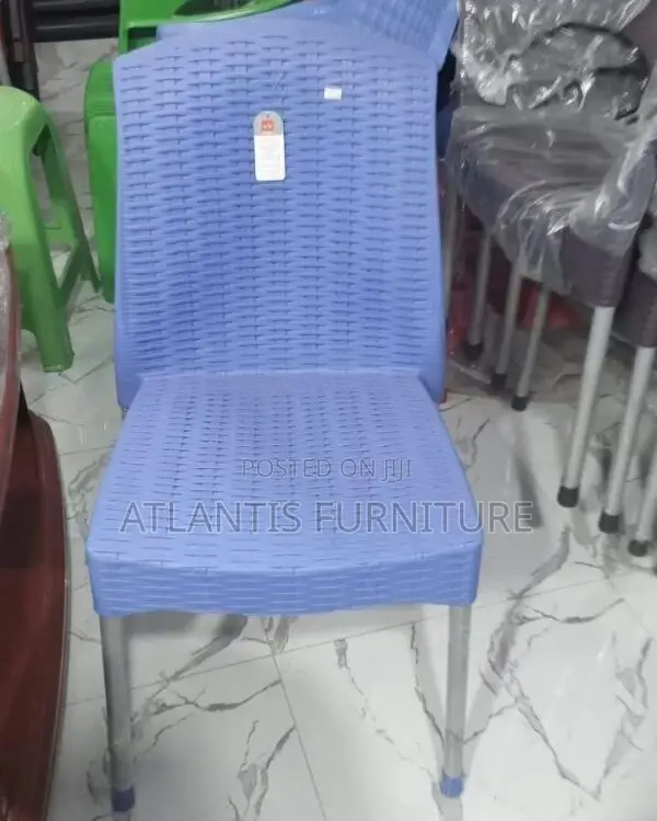 Armless Right Blue Chair