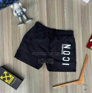 Black Swim Shorts in Dsquared2
