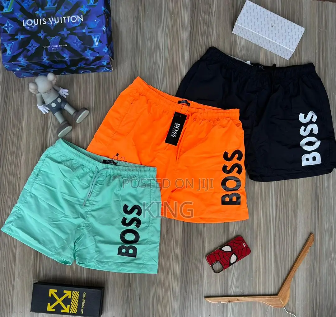 Swim Shorts Orange. Hugo Boss