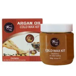 Rivaj Argan Oil Cold Wax Kit Hair Removal Wax 380g