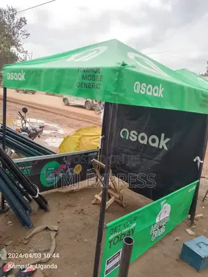 Printed 2meter X2 Meter Tent With Back Flap and 2:Sided