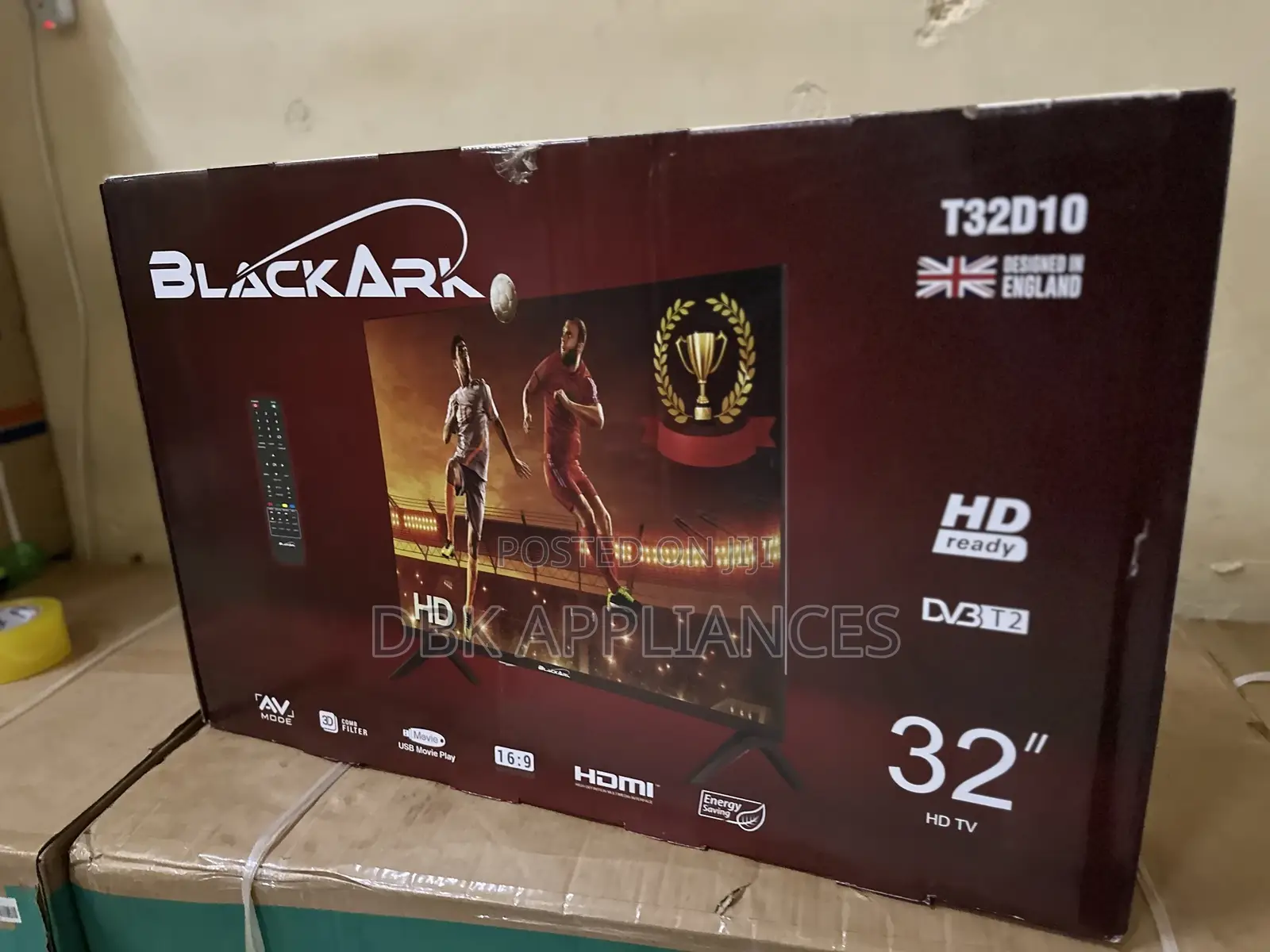 New Blackark 32inch Digital Free 2 Air TVS