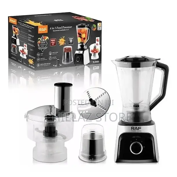 RAF Powerful Commercial Food Processor With Juicer, Blender