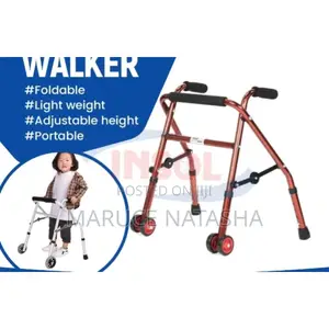 Children's or Kid's Adjustable Walking Aid With Wheels