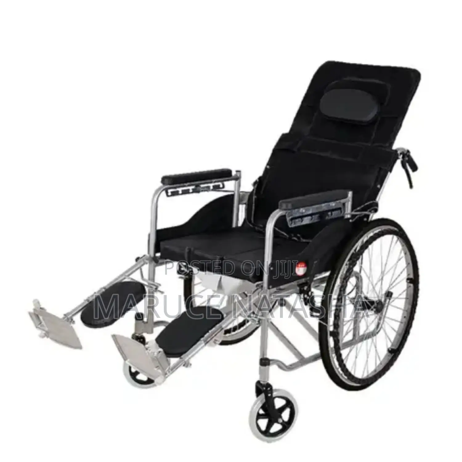 Reclining Commode Wheelchair