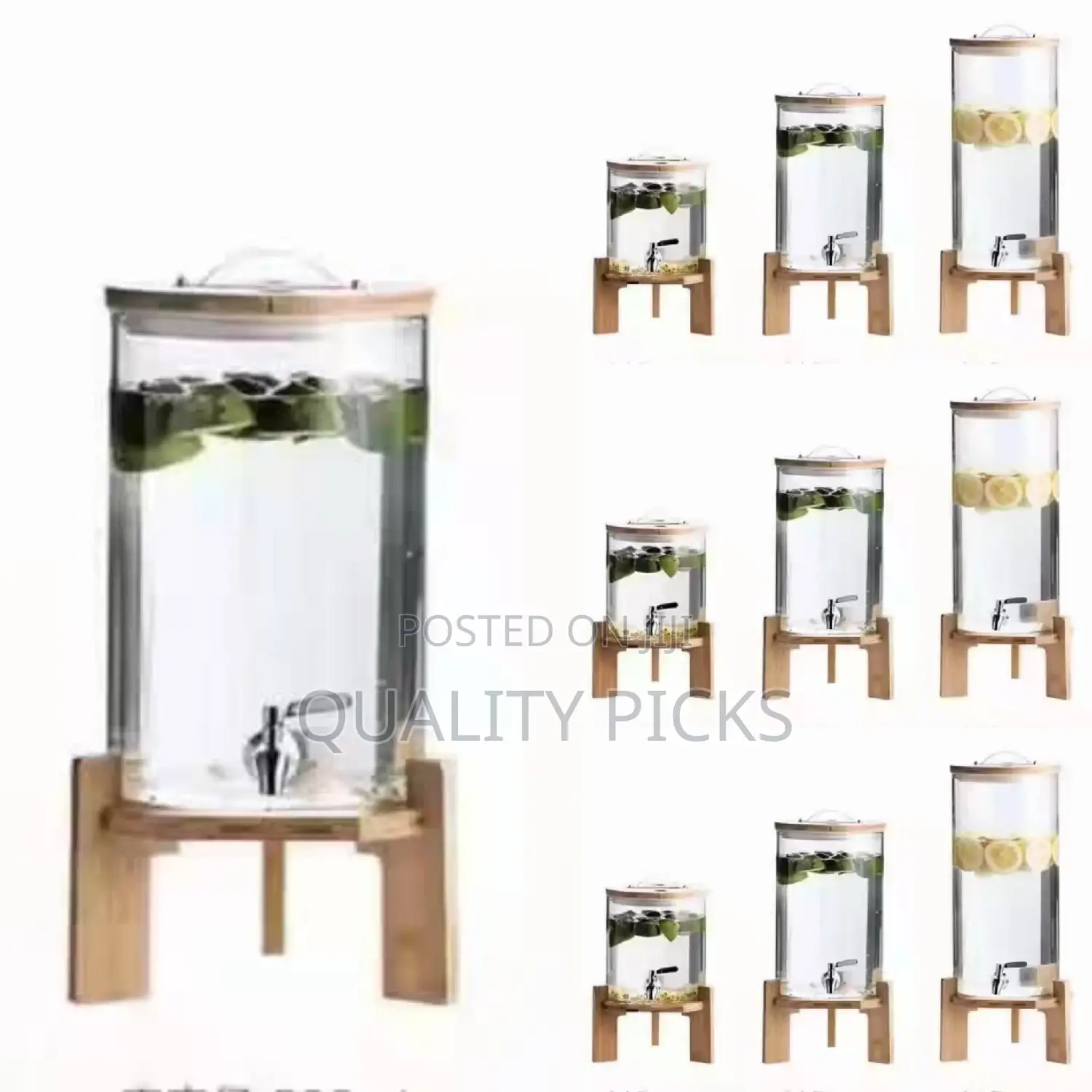 Glass Juice Dispenser Jar