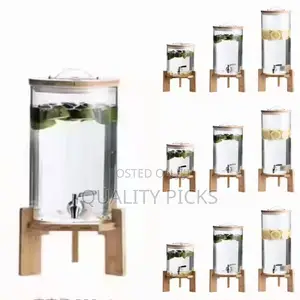 Glass Juice Dispenser Jar