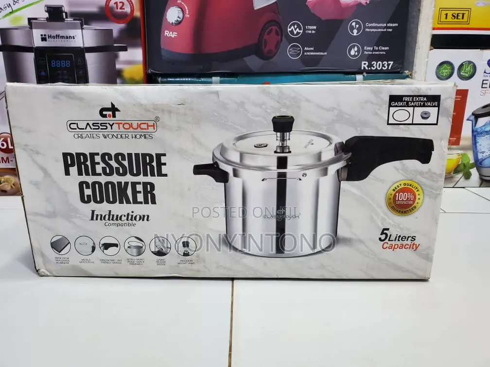 Classy Touch 5litres Induction Compatible Pressure Cooker.