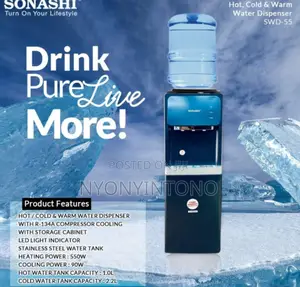 Sonashi 3 Tap Office Water Dispenser With 3 Years Warranty.