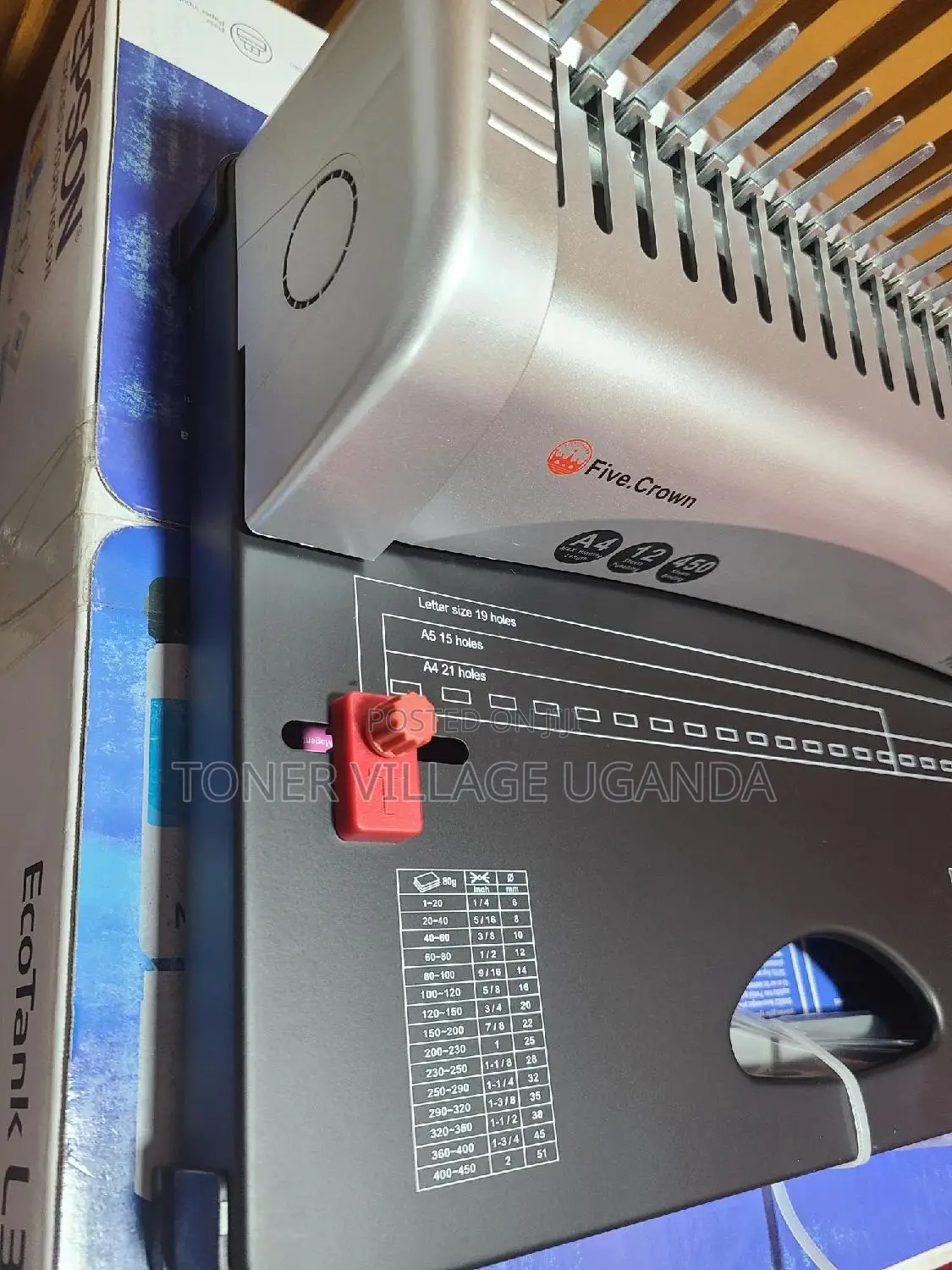 Spiral Binding Machine A4