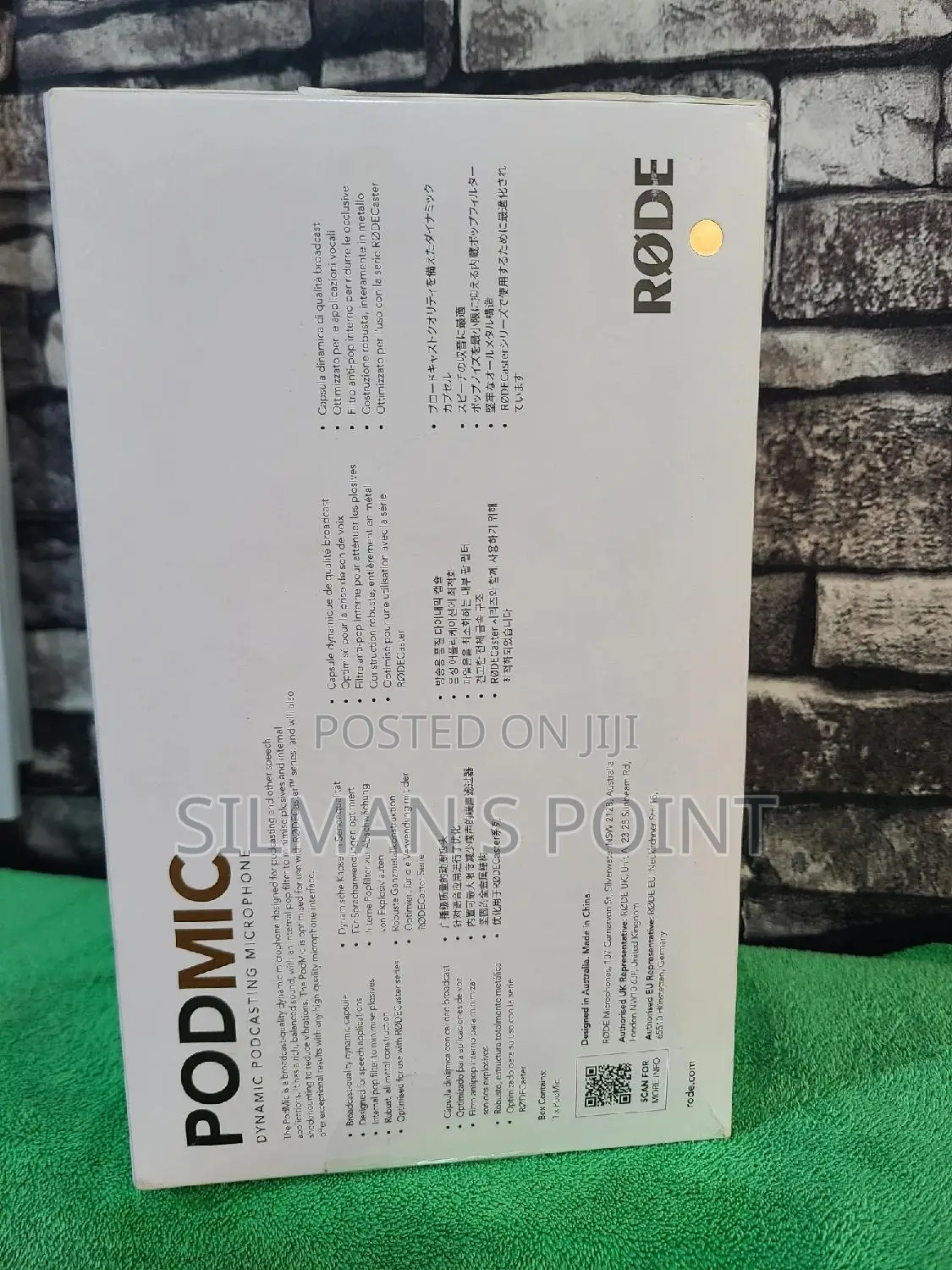 Rode Podmic Dynamic Podcasting Microphone