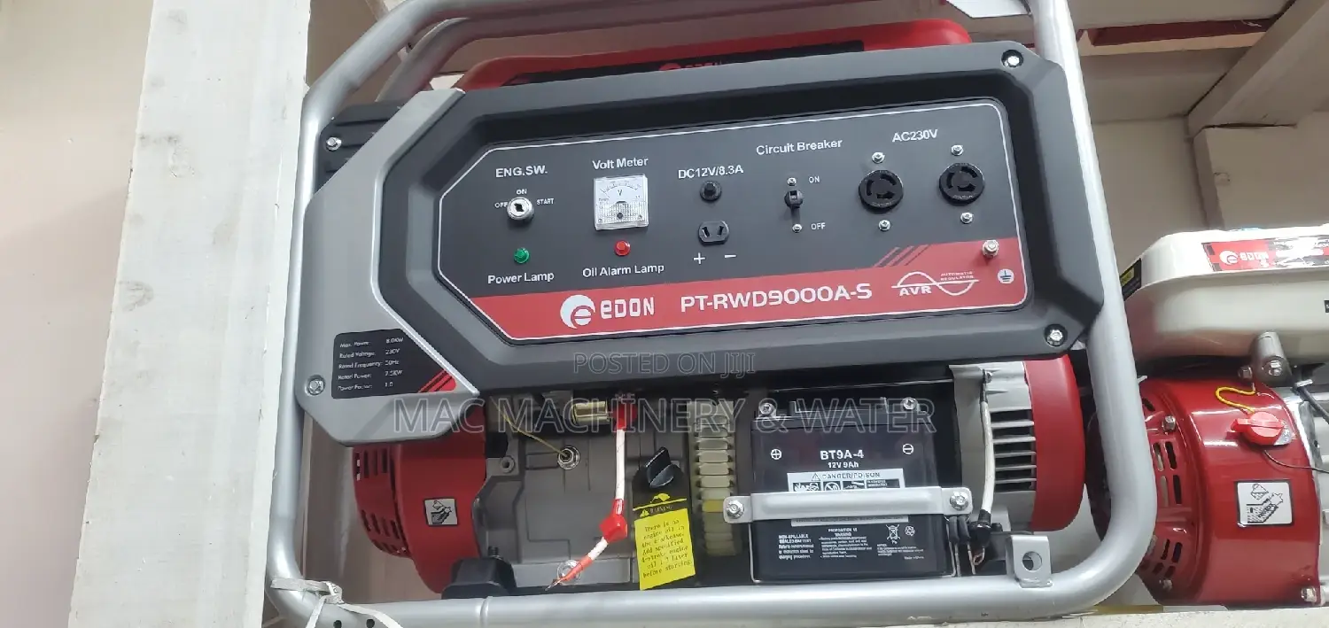 Petrol Generator Pt RWD 9000A 8kw / 8.5kva