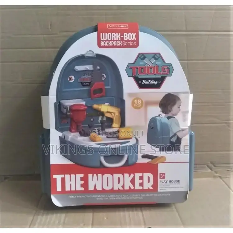 Tools Worker Box Play Set for Kids