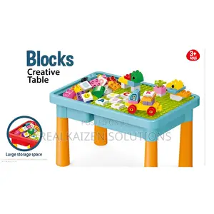 CREATIVE 56pcs Big Block Play Set With Table