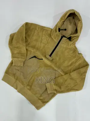 Mustard Pullover Fleece Hoodie