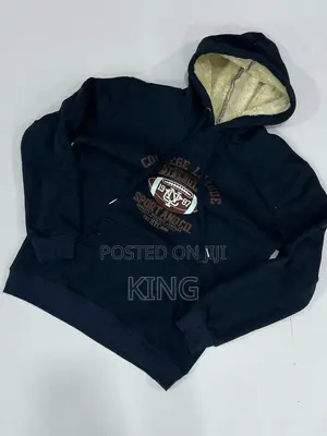 Gesean Navy Fleece Hoodie