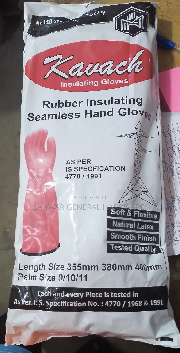 Electrical Hand Gloves(11,000volts)
