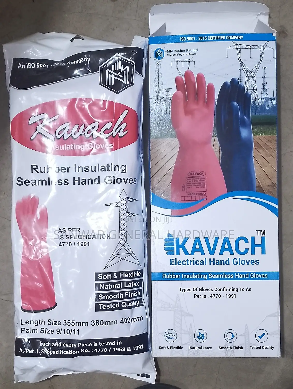Electrical Hand Gloves(11,000volts)