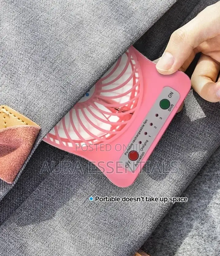 Silent Usb Rechargeable Portable Fan