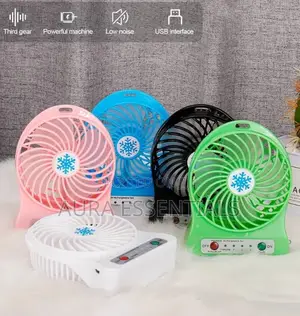 Silent Usb Rechargeable Portable Fan